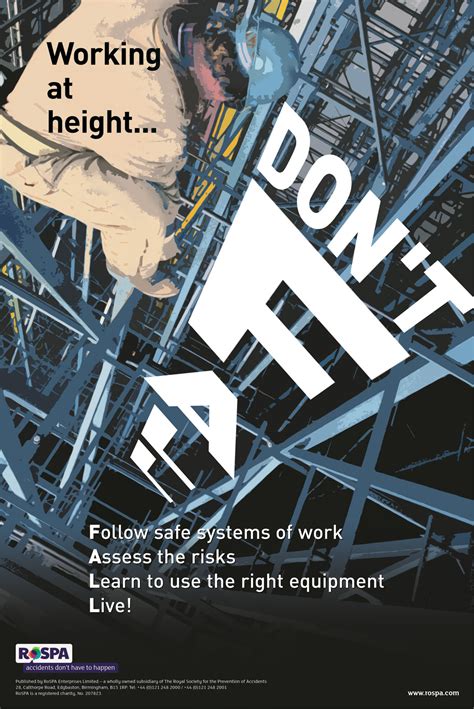 Safety Poster Work At Heights Hse Images And Videos Gallery