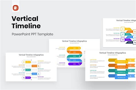 Vertical Timeline Powerpoint Template Nulivo Market
