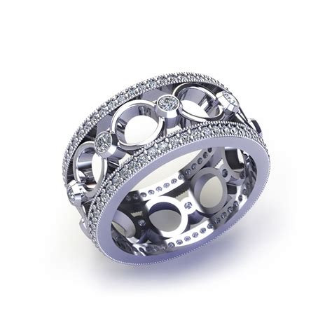 Diamond Circle Wedding Ring Jewelry Designs