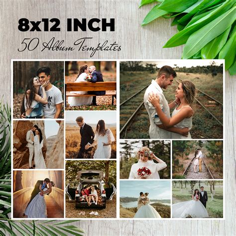 8x12 Inch Photo Album Template By Weddingposing