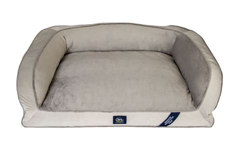 Sertapedic Memory Foam Couch Extra Large Pet Bed Grey 44l Walmart