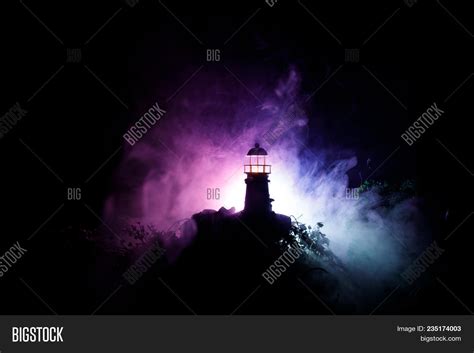 Lighthouse Light Beam Image And Photo Free Trial Bigstock