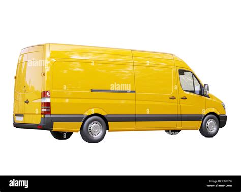 Commercial Van Isolated Stock Photo Alamy