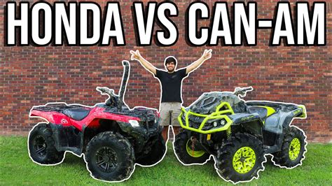 Honda Vs Can Am Mud Off In The Swamp Youtube
