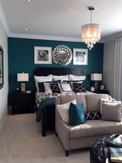 Teal And Grey Bedroom Walls Onesilverbox