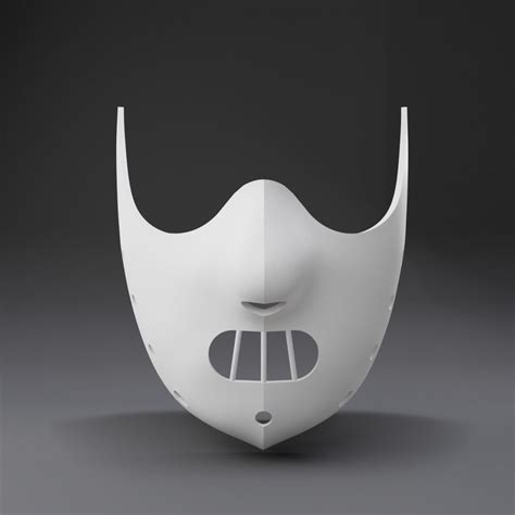 Hannibal Lecter Mask 3D Printer Ready 3D Model 3D Printable CGTrader