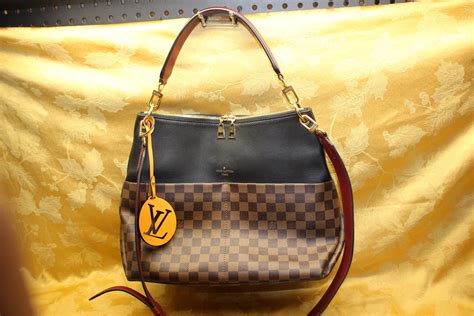 Louis Vuitton N40369 Maida Hobo Damier Ebene Shoulder Bag Preowned