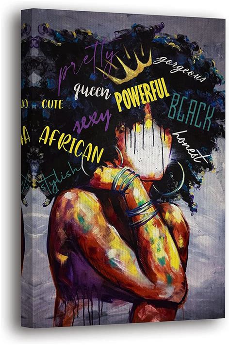 Spiritualhands Black Girl Wall Art Framed Wall Pictures