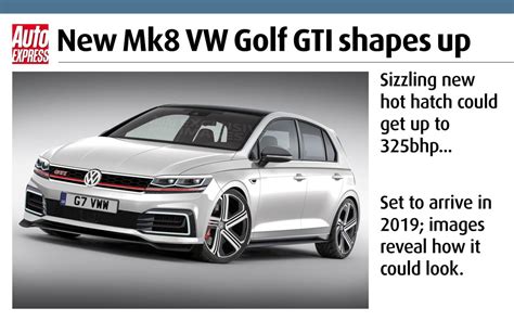 New Vw Golf Gti Mk8 On Sale In 2019 With Big Power Boost Auto