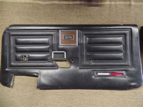 Purchase 1970 Mercury Cougar Eliminator Decore Door Panels Black In
