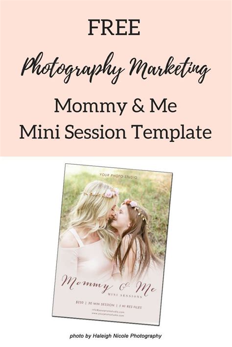 Photographers Sign Up To Get This Free Mommy And Me Mini Session