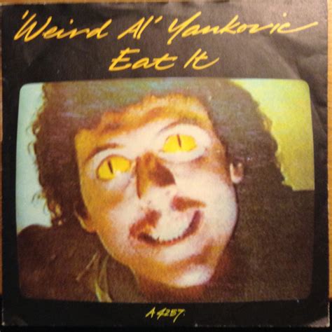 Weird Al Yankovic Eat It 1984 Injection Label Vinyl