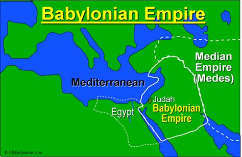 Bible Map The Babylonian Empire