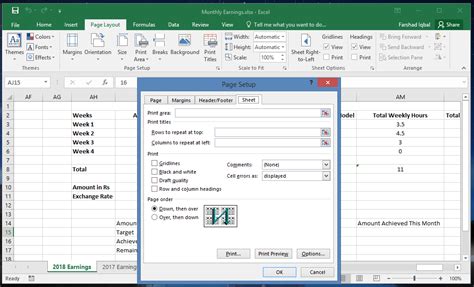 How To Properly Print Excel Sheets