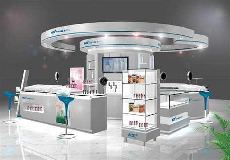 Cosmetics Display Showcasekioskstand Shenzhen Classicart Exhibition