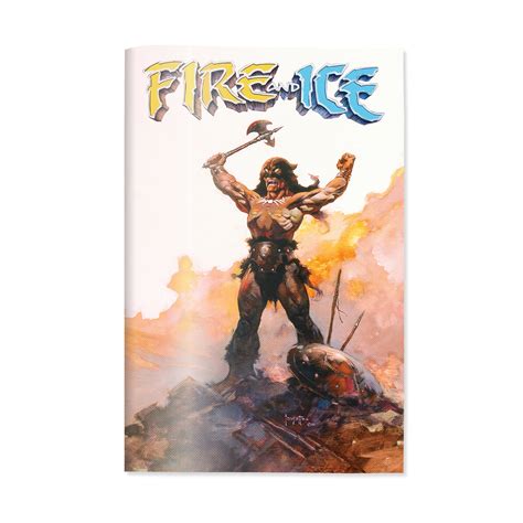 Fire And Ice 1 Frank Frazetta Darkwolf Cardstock Cover Fg Exclusiv