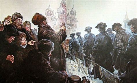 Russians Toasting To Peter The Greats Victorious Russian Troops In The