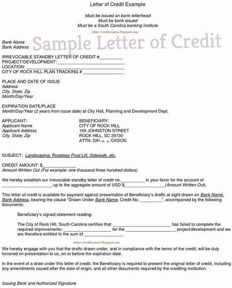Export Letter Of Credit Hot Sex Picture