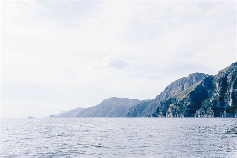 Hd Wallpaper Amalfi Mountains Italy Minimal Sea Travel Salerno
