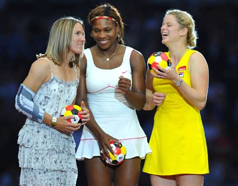 Kim Clijsters Serena Williams Draw Record Crowd In Belgium Tennis Now