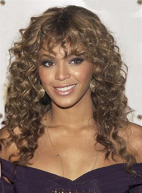Top Image Curly Hair With Straight Bangs Thptnganamst Edu Vn