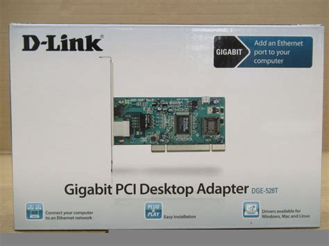 D Link Dge 528t Low Profile Network Gigabit Desktop Pci Adapter New