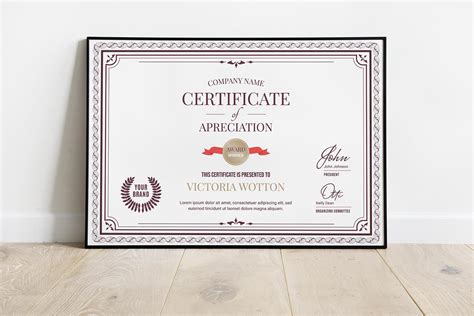 Certificate Template For Photoshop And Illustrator Psd Ai Vector