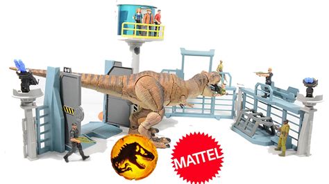 Mattel Jurassic World Outpost Chaos Playset Review Jurassic World Dominion Youtube