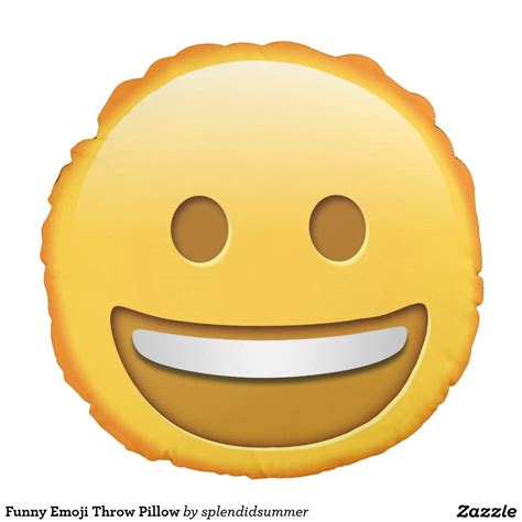 Funny Emoji Throw Pillow Throw Pillows Funny Emoji
