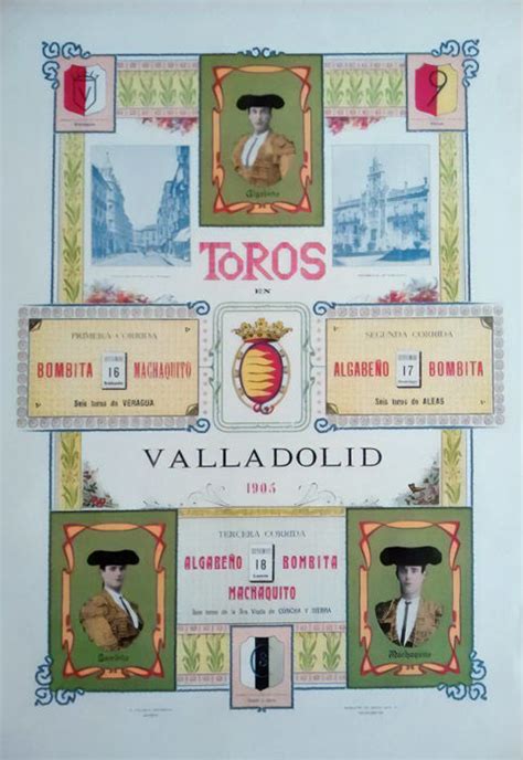 Anonymous Cartel De Toros Valladolid 1905 Catawiki