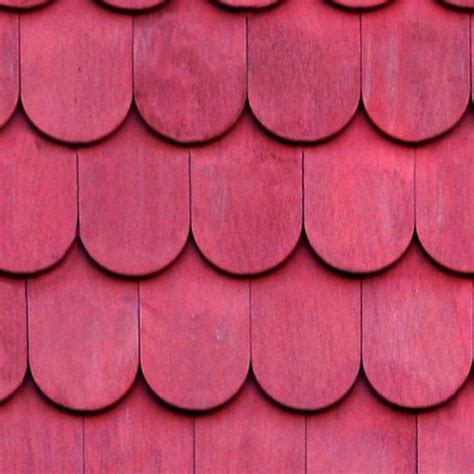 Wood Shingle Roof Texture Seamless 03889