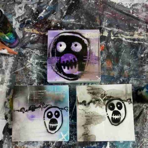 The Mighty Boosh Original Canvases By Katie Atkins KATIE ATKINS