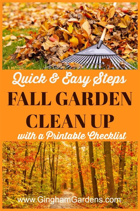 Quick And Easy Steps For Fall Garden Clean Up Gingham Gardens Autumn