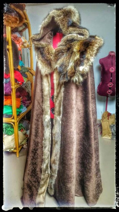 Fur Cloak Viking Cloak Game Of Thrones Fur Capelet Etsy Viking