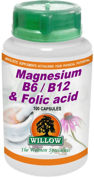 Magnesium B6 B12 Folic Acid