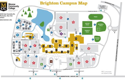 Mcc Campus Map Mesa Az