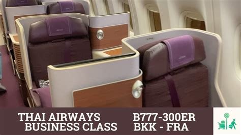 ️ Thai Airways B777 300er Business Class ¦ Bkk Fra Tripreport 2022