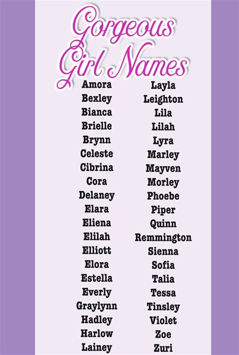 Beautiful Names For Girls Bloomers And Bows Beautiful Baby Girl Names Gorgeous Girl