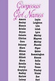 Beautiful Names for Girls | Bloomers and Bows | Baby Name Lists in 2020 ...