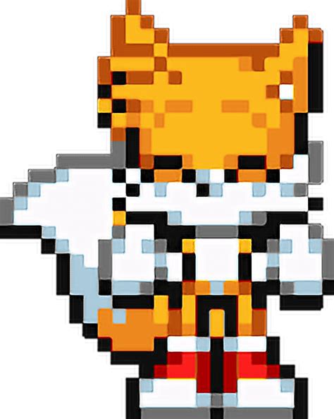 Transparent Tails Sprite Png Cute Tails Pixel Art Png Download Free