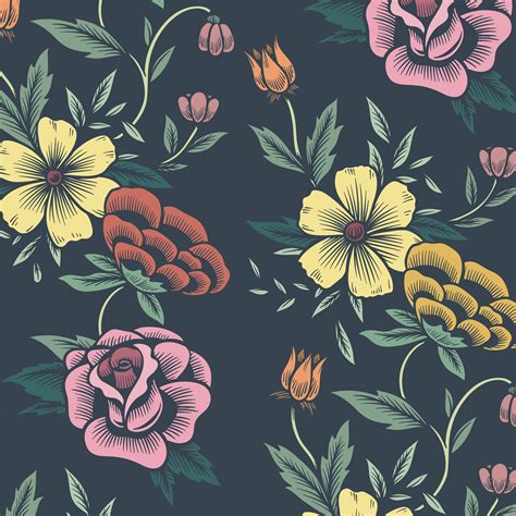 Vintage floral pattern vector illustrator, elegant floral pattern eps, brown floral wallpaper, pink flower pattern designs, floral pattern background. Floral background pattern - Download Free Vectors, Clipart ...