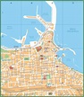 Tourist map of Bari city centre