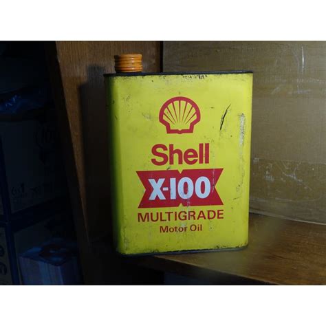Bidon Huile Shell X100 Multigrade Tigrebock