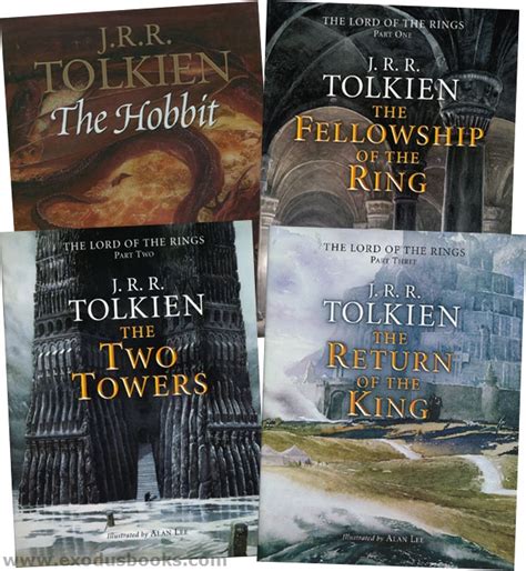 Hobbit And Lord Of The Rings Deluxe Hardcover Set Exodus Books