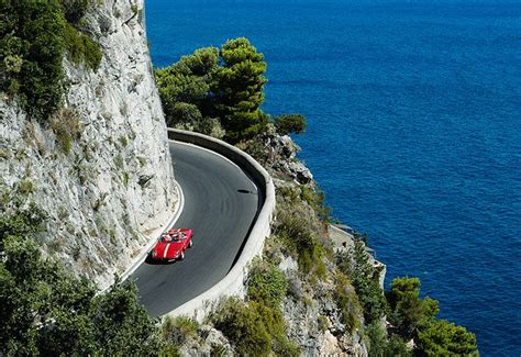 Amalfi Coastal Drive One To Visit Ideally With A Vintage