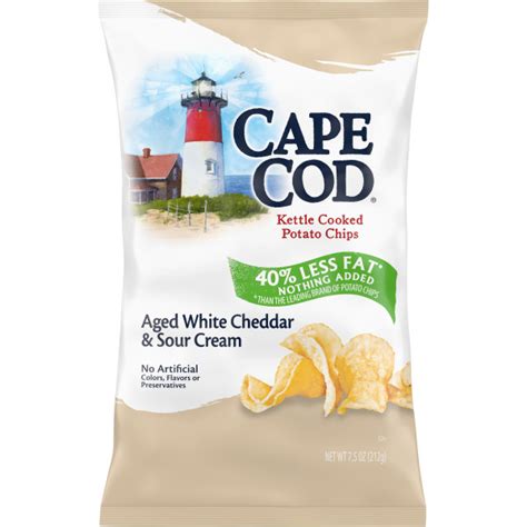 Waves White Cheddar And Sour Cream Cape Cod Chips