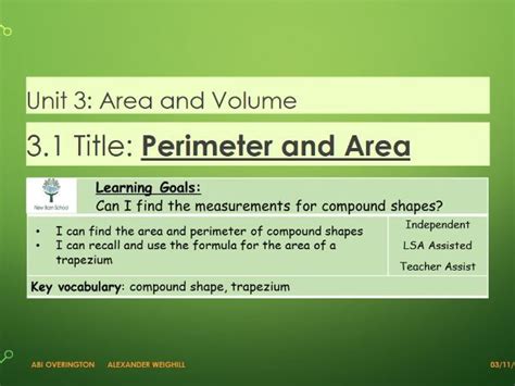 Gcse Maths Area And Volume Teaching Resources