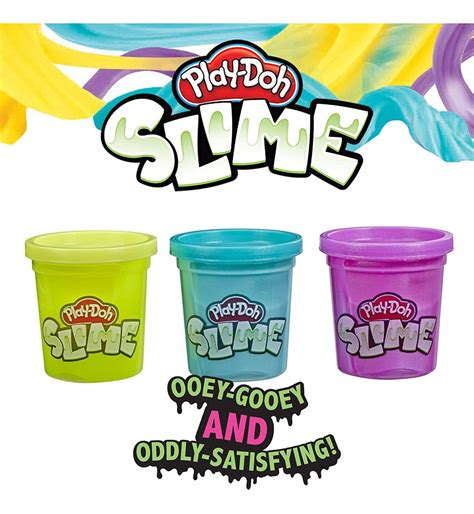 Play Doh Marca Slime 3 Paquetes De Slime No Tóxico Morado Y Mercado