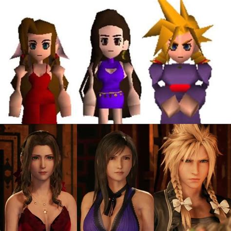 If you moonlight on playstation, the ff7 remake release date has been pushed back to april 10. Final Fantasy 7 (top) vs Final Fantasy 7 Remake (bottom ...