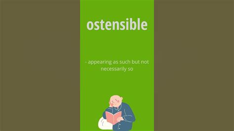 Ostensible Meaning Meaning Of Ostensible Ostensible Definition